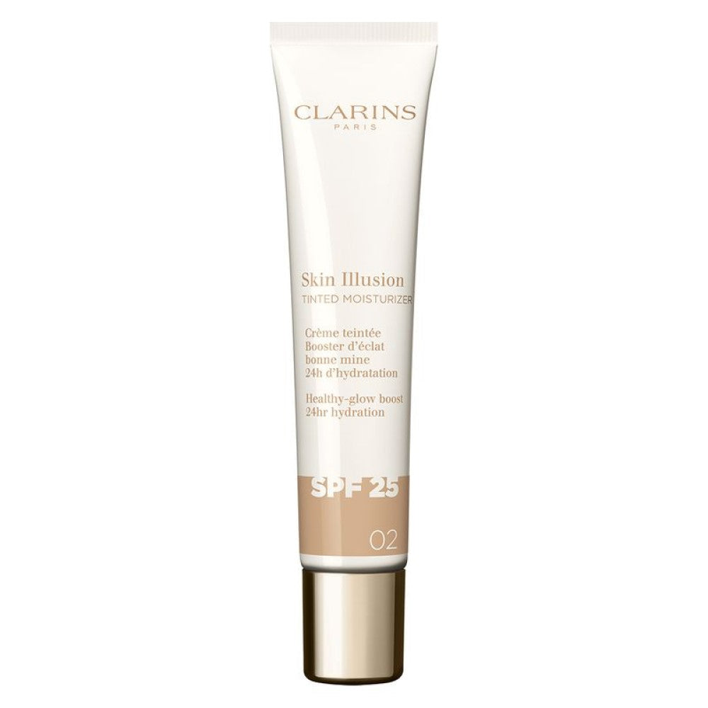 Clarins Skin Illusion Tinted Moisturizer Spf 25 - Crema Colorata Con Coprenza Naturale