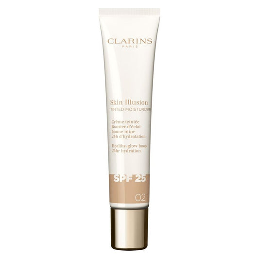 Clarins Skin Illusion Tinted Moisturizer Spf 25 - Crema Colorata Con Coprenza Naturale