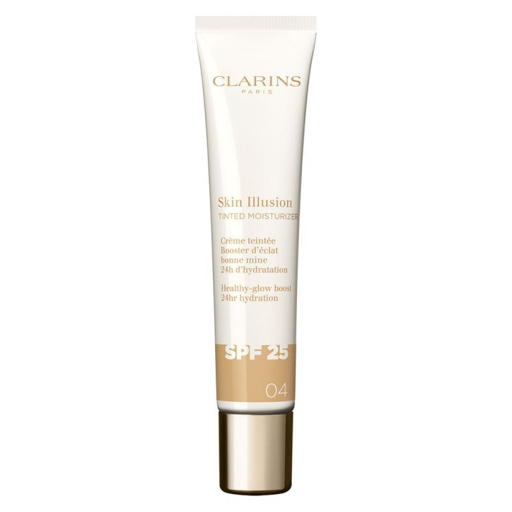 Clarins Skin Illusion Tinted Moisturizer Spf 25 - Crema Colorata Con Coprenza Naturale