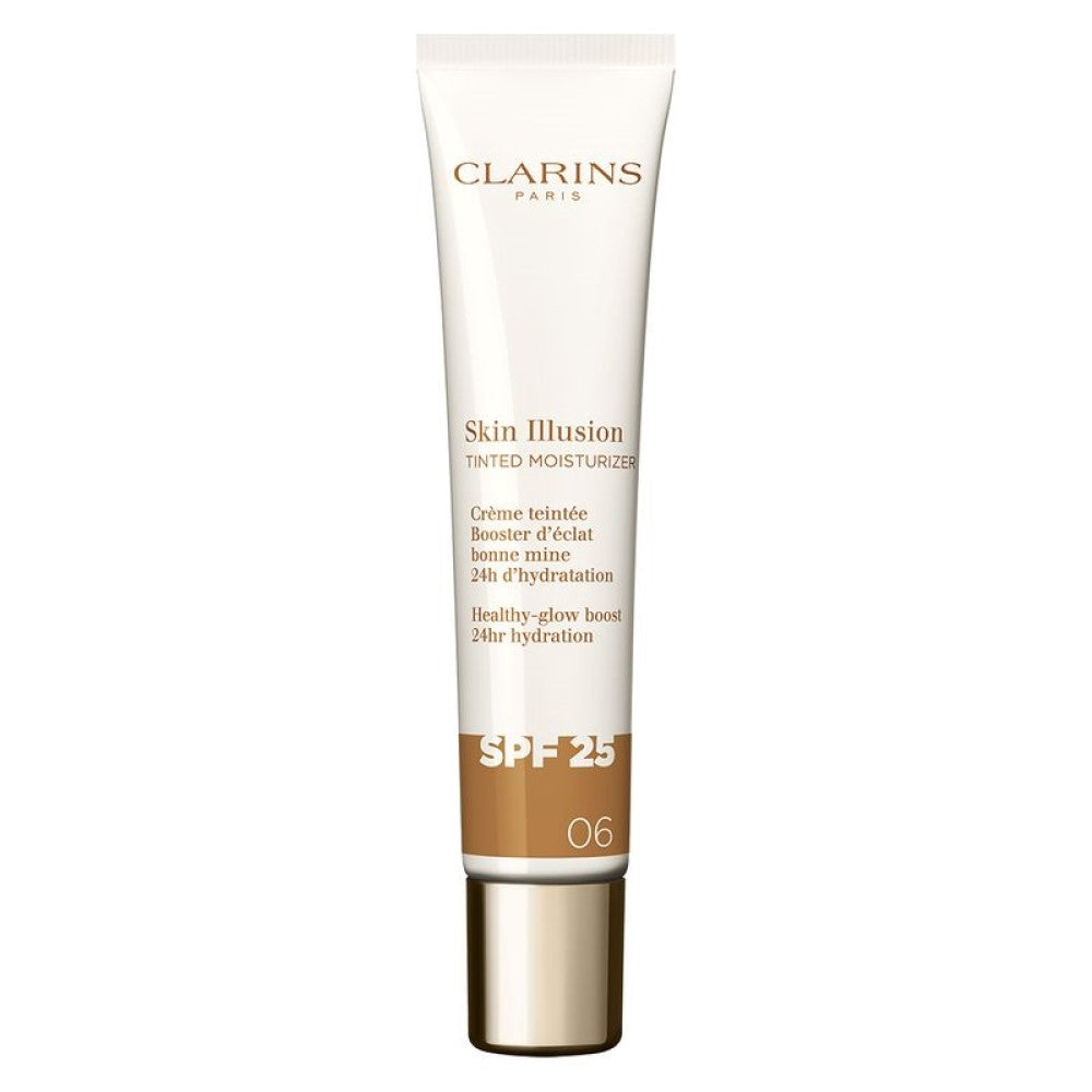 Clarins Skin Illusion Tinted Moisturizer Spf 25 - Crema Colorata Con Coprenza Naturale