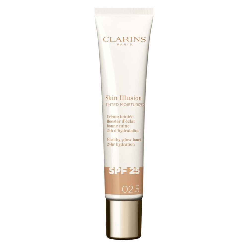 Clarins Skin Illusion Tinted Moisturizer Spf 25 - Crema Colorata Con Coprenza Naturale