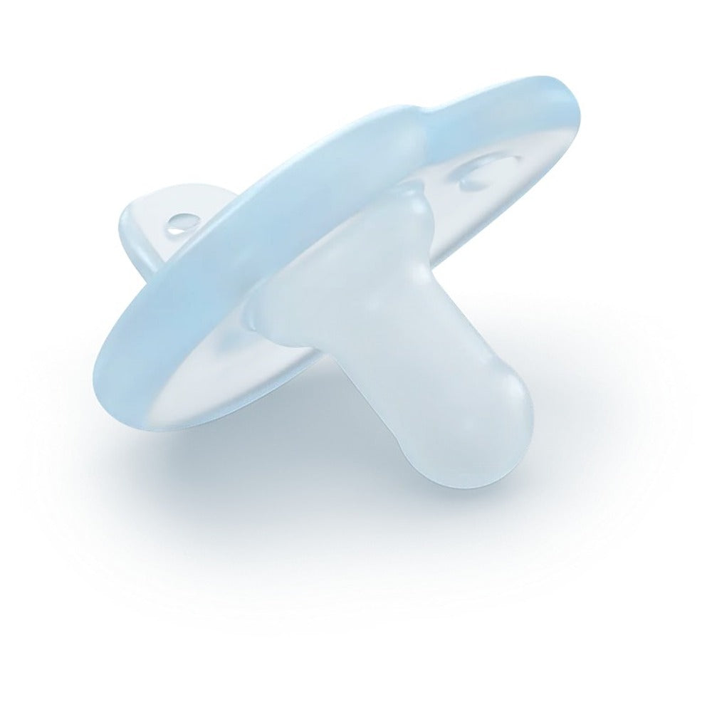 Philips Avent Soothie Succhietti In Silicone Tettarella Tonda E Simmetrica Blu E Azzurro 0-6 Mesi 2 Pezzi