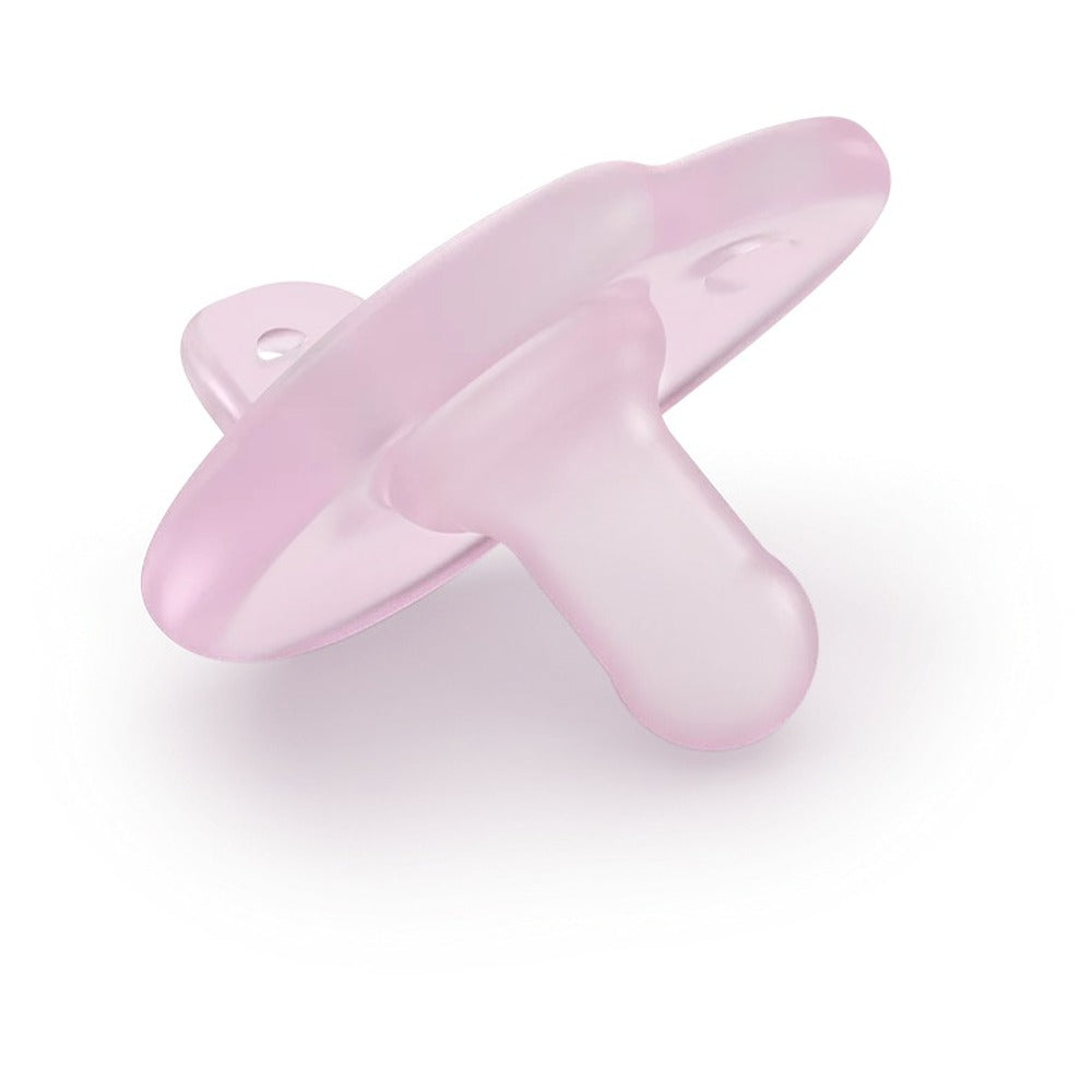 Philips Avent Soothie Succhietti In Silicone Tettarella Tonda E Simmetrica Rosa E Fuxia 0-6 Mesi 2 Pezzi