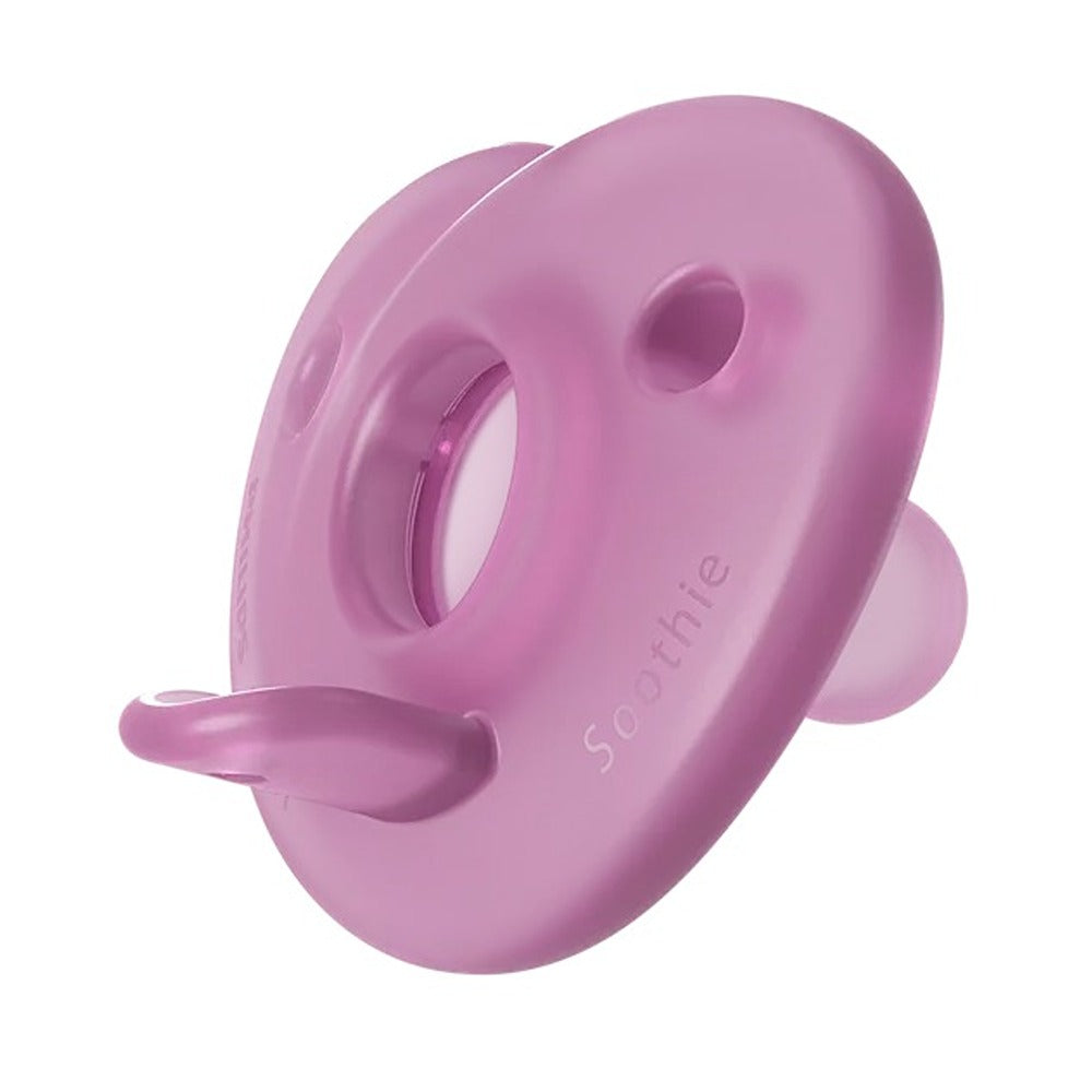 Philips Avent Soothie Succhietti In Silicone Tettarella Tonda E Simmetrica Rosa E Fuxia 0-6 Mesi 2 Pezzi