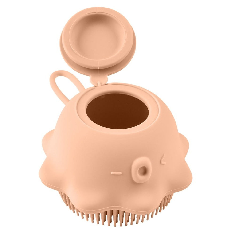 Chicco Spazzola Corpo Con Dispenser Integrato Arancione