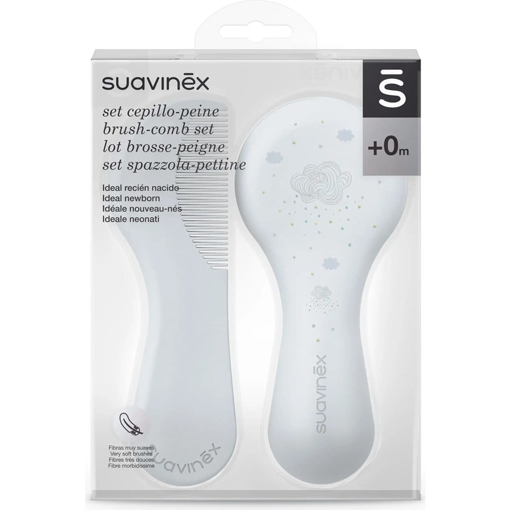 Suavinex Dreams Set Spazzola E Pettine Azzurro