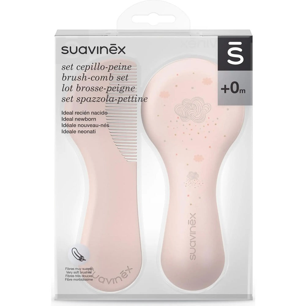 Suavinex Dreams Set Spazzola E Pettine Rosa