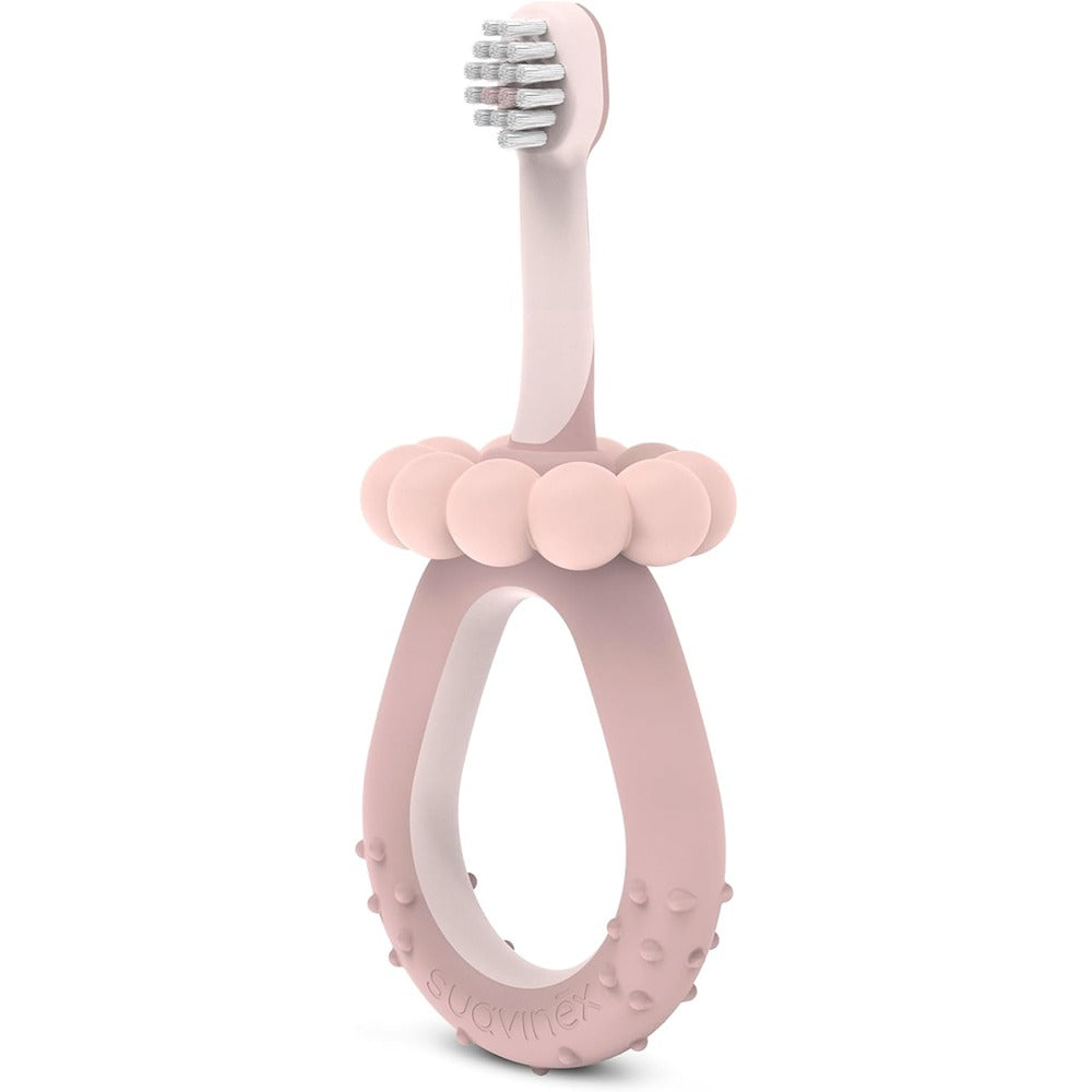 Suavinex Oralcare Spazzolino Primi Dentini Baby Rosa Cipria 0-2 Anni