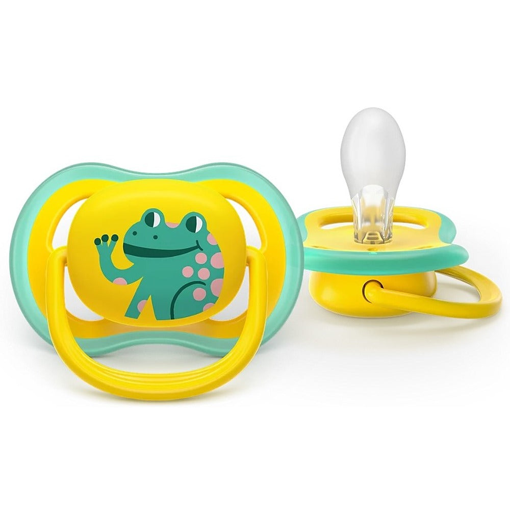 Philips Avent Ultra Succhietti Ortodontici Scimmia E Ranocchio 18+ Mesi 2 Pezzi