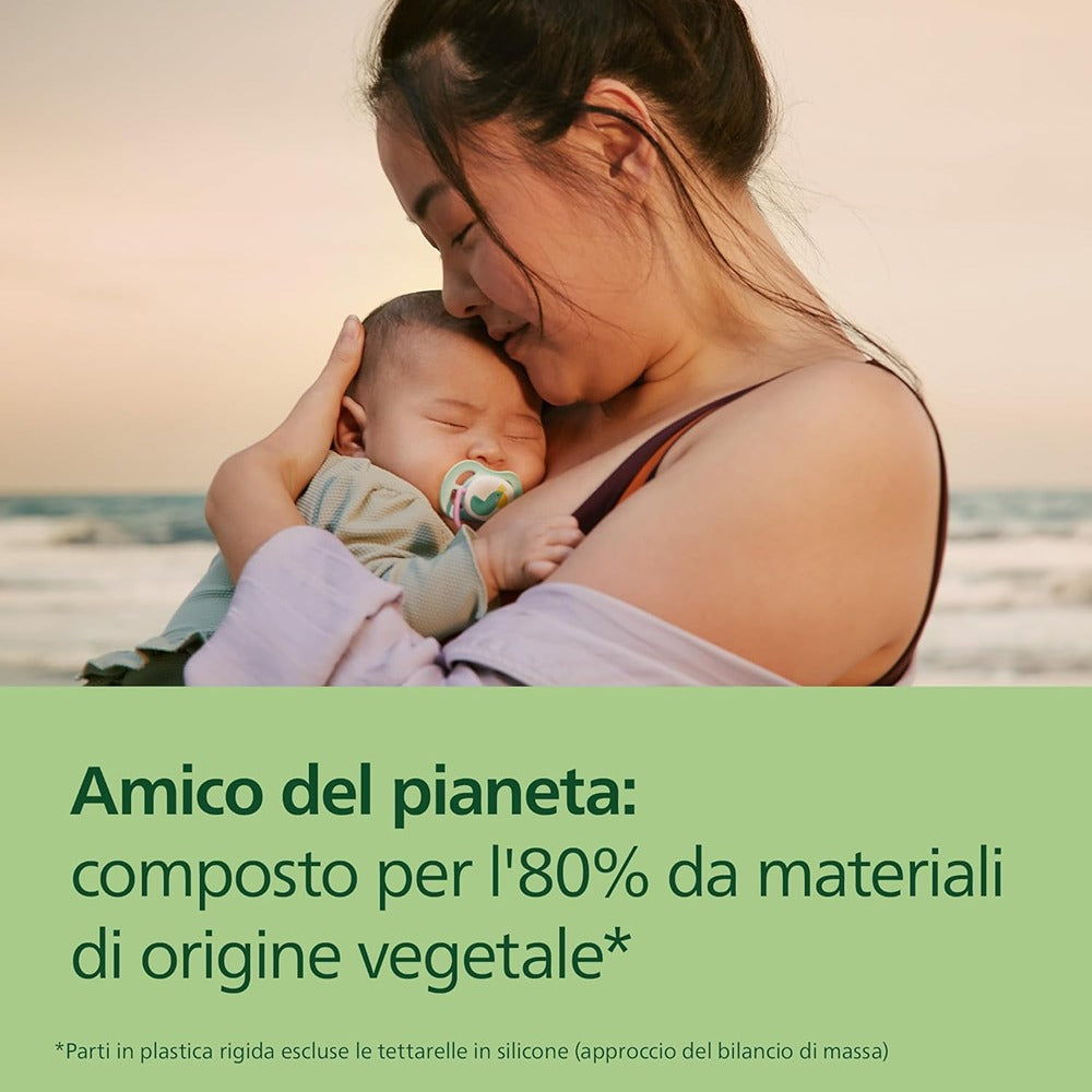 Philips Avent Ultra Air Succhietti Ortodontici Uccellino E Fragola 0-6 Mesi 2 Pezzi