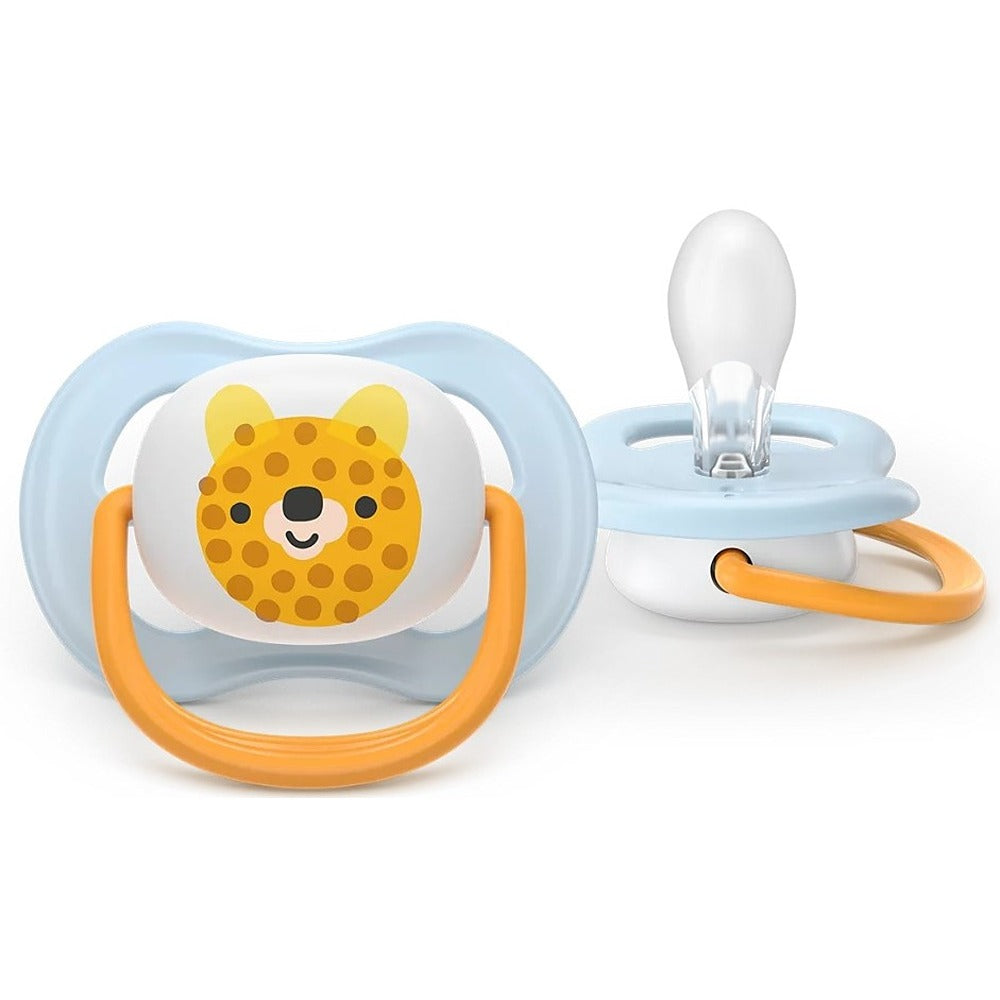 Philips Avent Ultra Air Succhietti Ortodontici Tigre E Ananas 0-6 Mesi 2 Pezzi