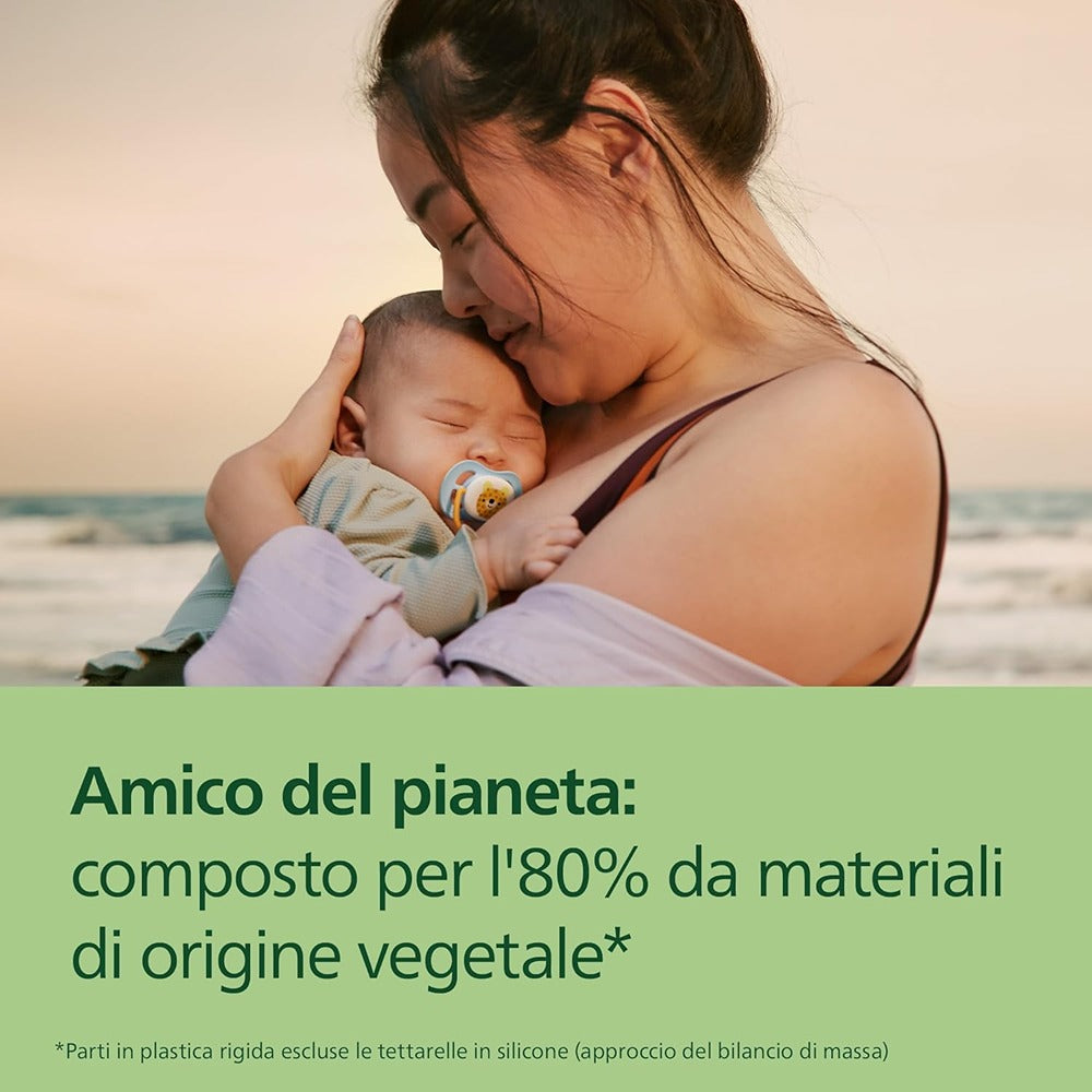 Philips Avent Ultra Air Succhietti Ortodontici Tigre E Ananas 0-6 Mesi 2 Pezzi