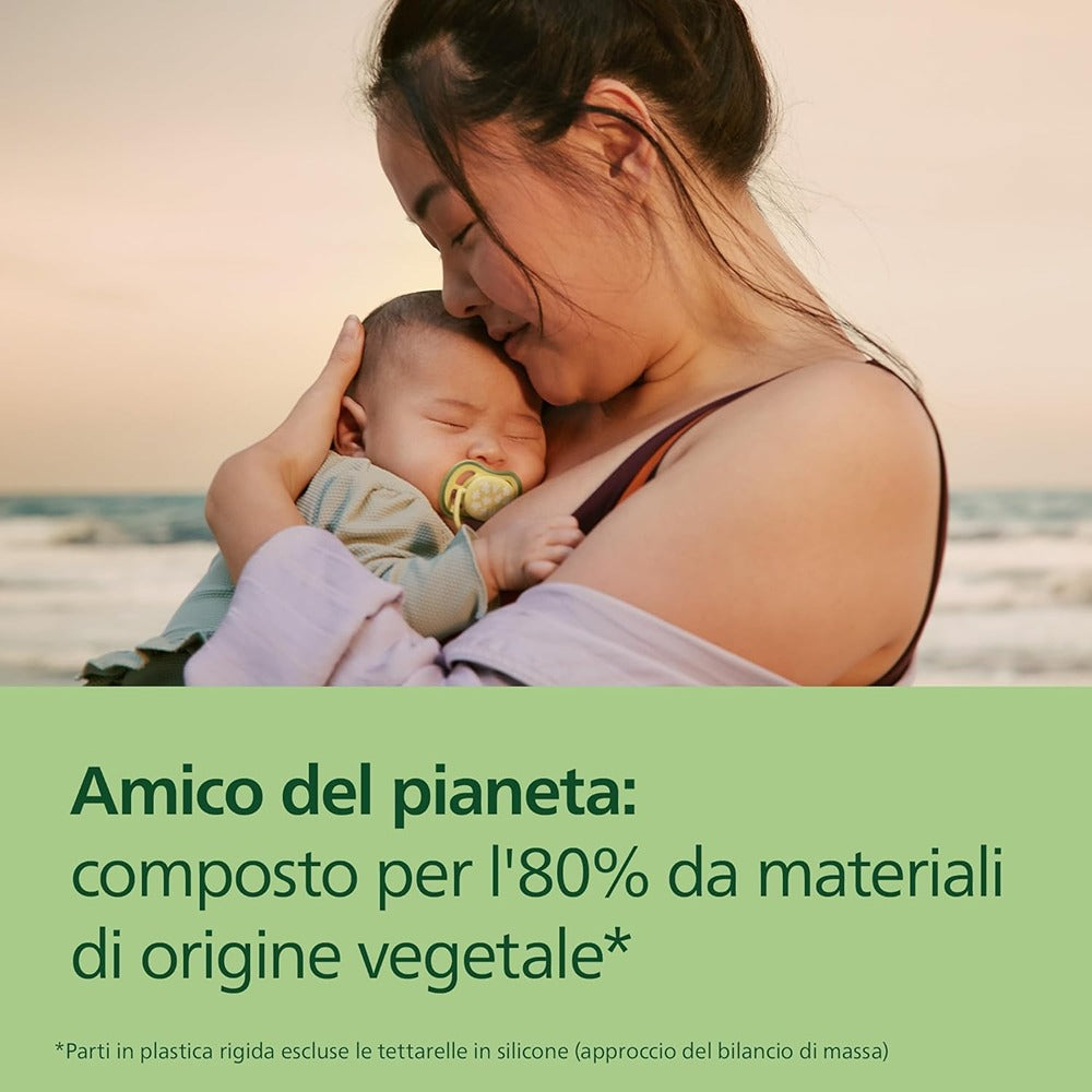 Philips Avent Ultra Air Colors of Nature  Succhietti Ortodontici 0-6 Mesi 2 Pezzi