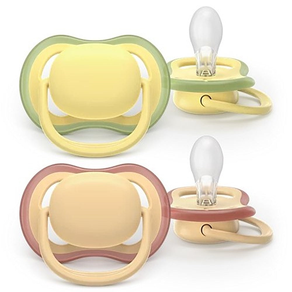 Philips Avent Ultra Air Colors of Nature  Succhietti Ortodontici 0-6 Mesi 2 Pezzi