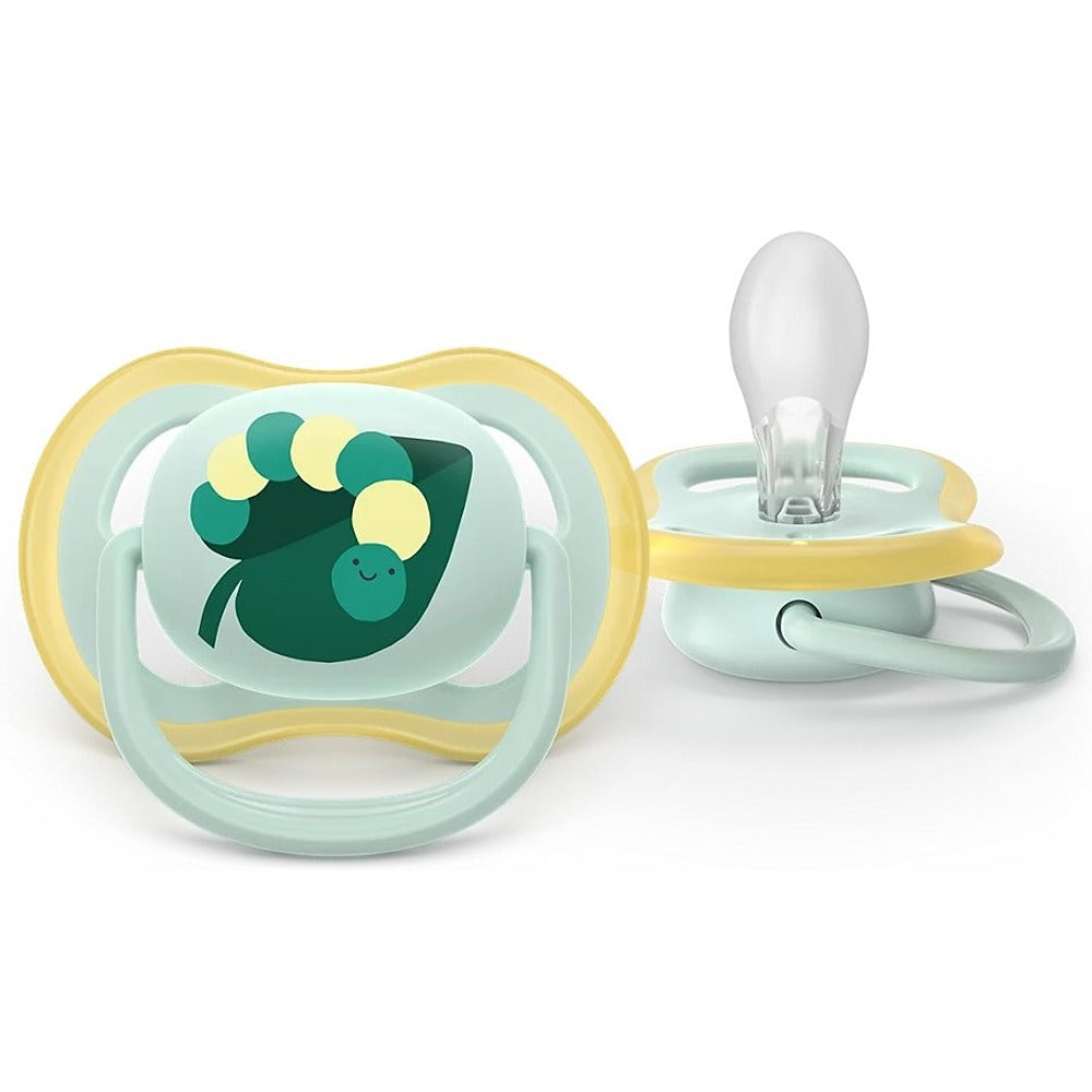 Philips Avent Ultra Air Succhietti Ortodontici Foglia E Leopardo 0-6 Mesi 2 Pezzi