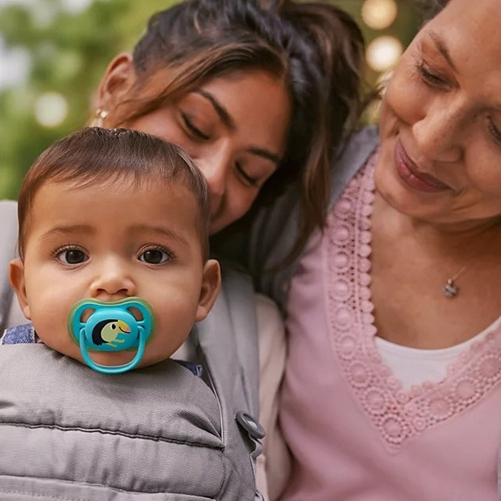 Philips Avent Ultra Air Succhietti Ortodontici Tigre E Tucano 6-18 Mesi 2 Pezzi