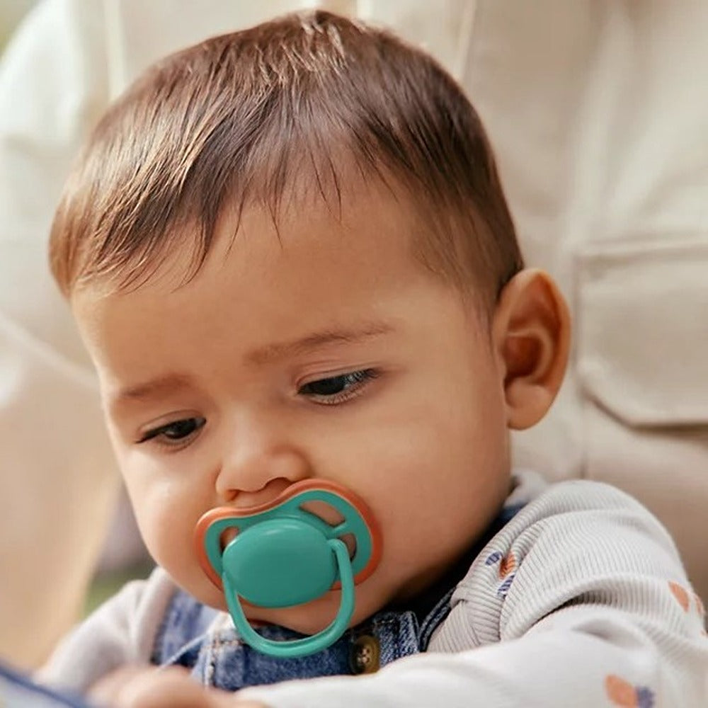 Philips Avent Ultra Air Succhietti Ortodontici Blu E Verde 6-18 Mesi 2 Pezzi