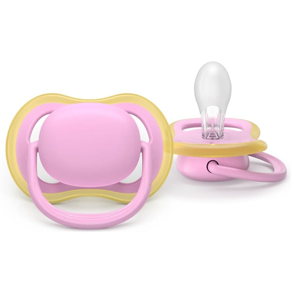 Philips Avent Ultra Air Succhietti Ortodontici Rosa E Verde 6-18 Mesi 2 Pezzi