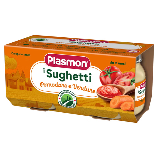 Plasmon Sughetti Pomodoro e Verdure 2x80 gr