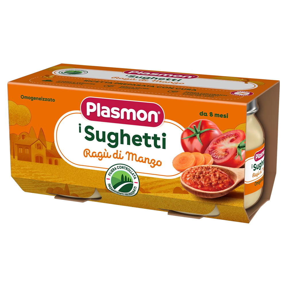 Plasmon Sughetti Ragù di Manzo 2x80 gr