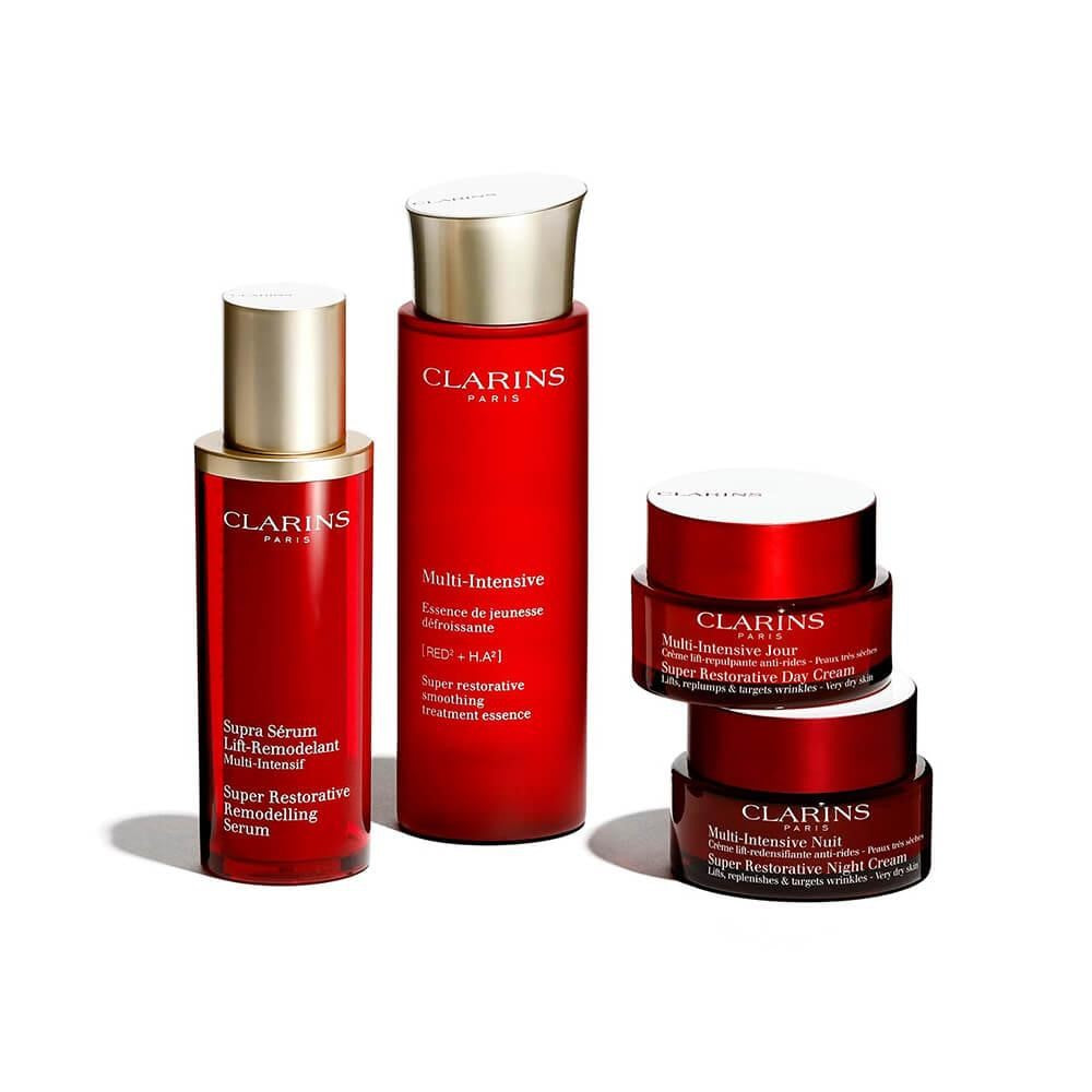 Clarins Multi-Intensive Crema Notte Effetto Lifting Anti-Rilassamento e Anti-Rughe Pelli Secche