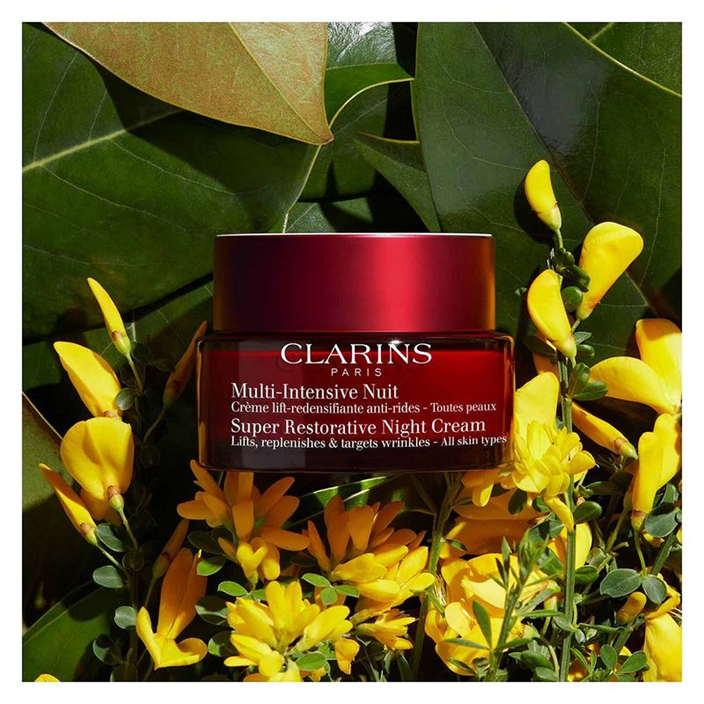 Clarins Multi-Intensive Crema Notte Effetto Lifting Anti-Rilassamento E Anti-Rughe Tutti i Tipi di Pelle