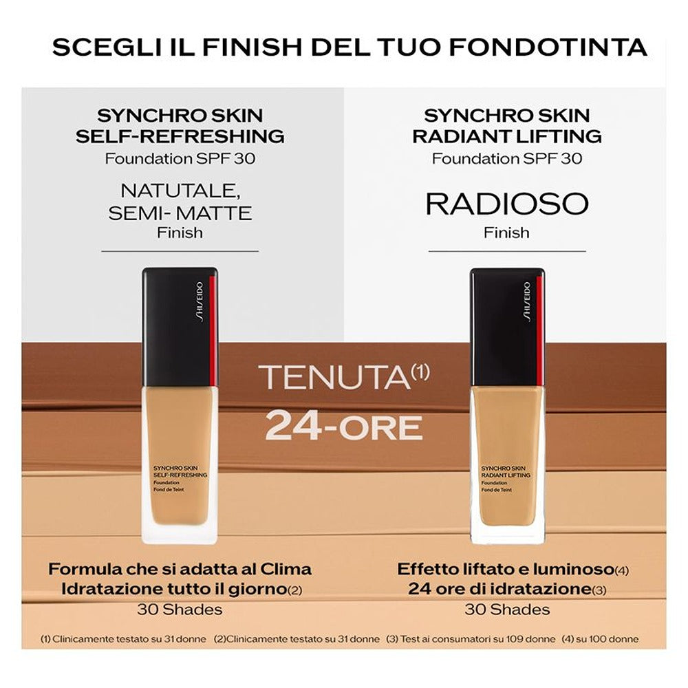 Shiseido Synchro Skin Radiant Lifting Foundation - Fondotinta Lifting Illuminante