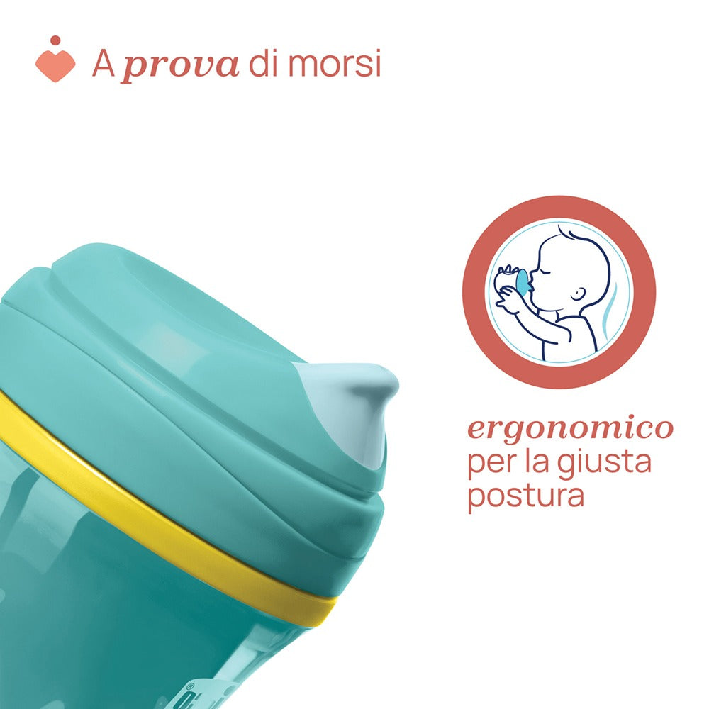 Chicco Tazza Active Azzurra 266 ml 14+ Mesi