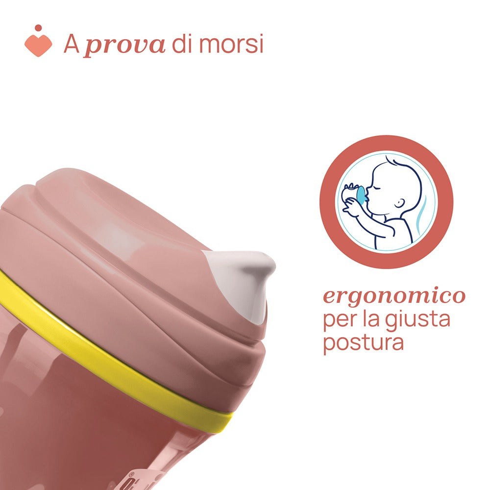 Chicco Tazza Active Rosa 266 ml 14+ Mesi
