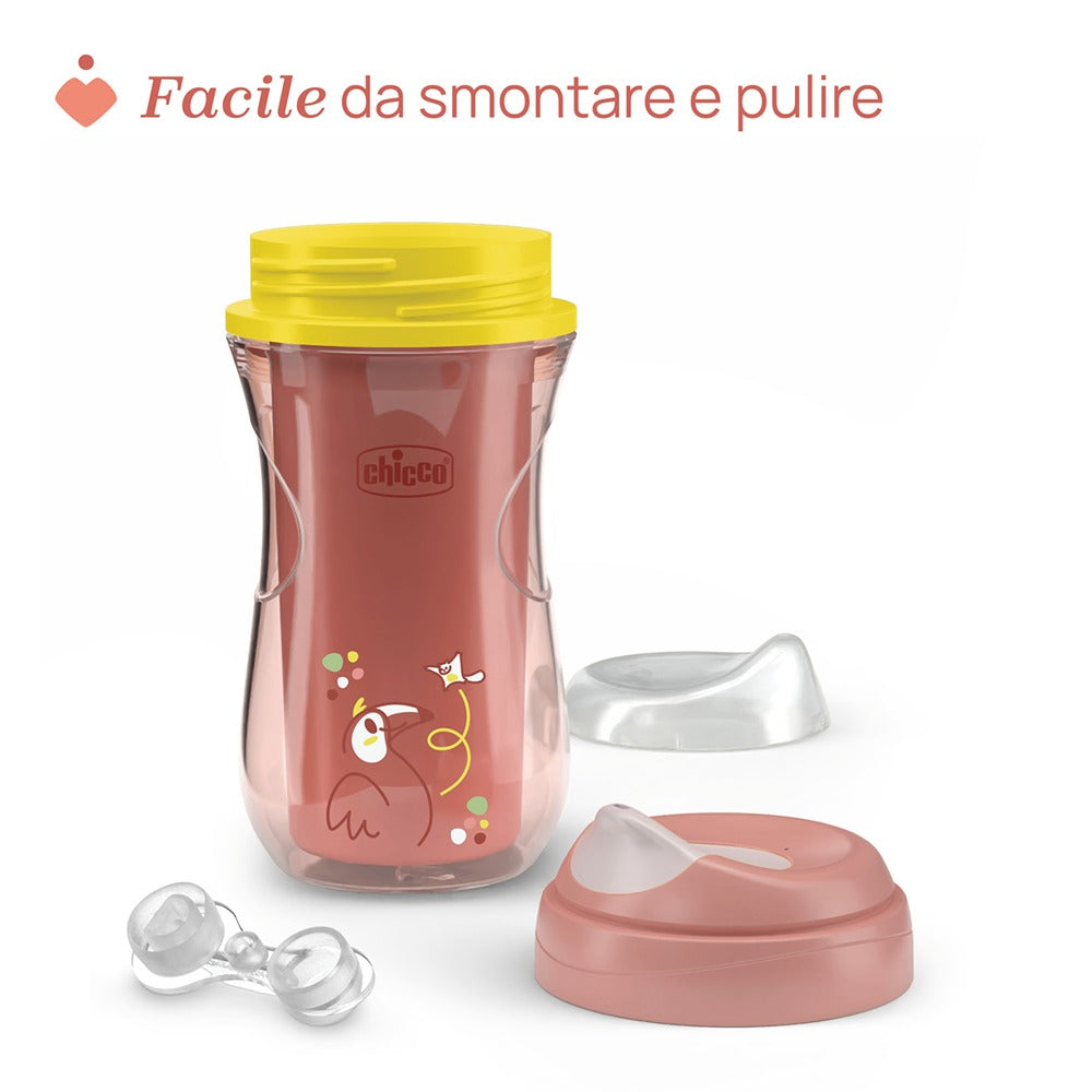 Chicco Tazza Active Rosa 266 ml 14+ Mesi