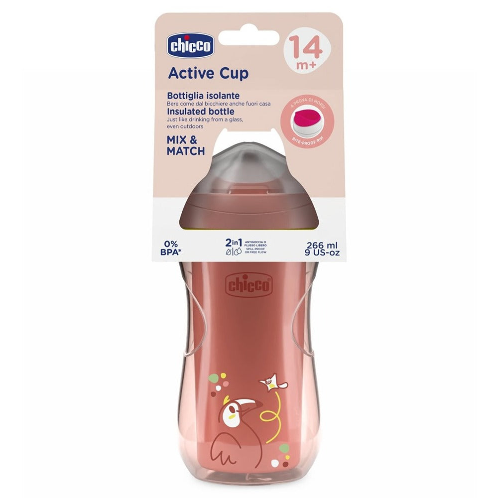 Chicco Tazza Active Rosa 266 ml 14+ Mesi