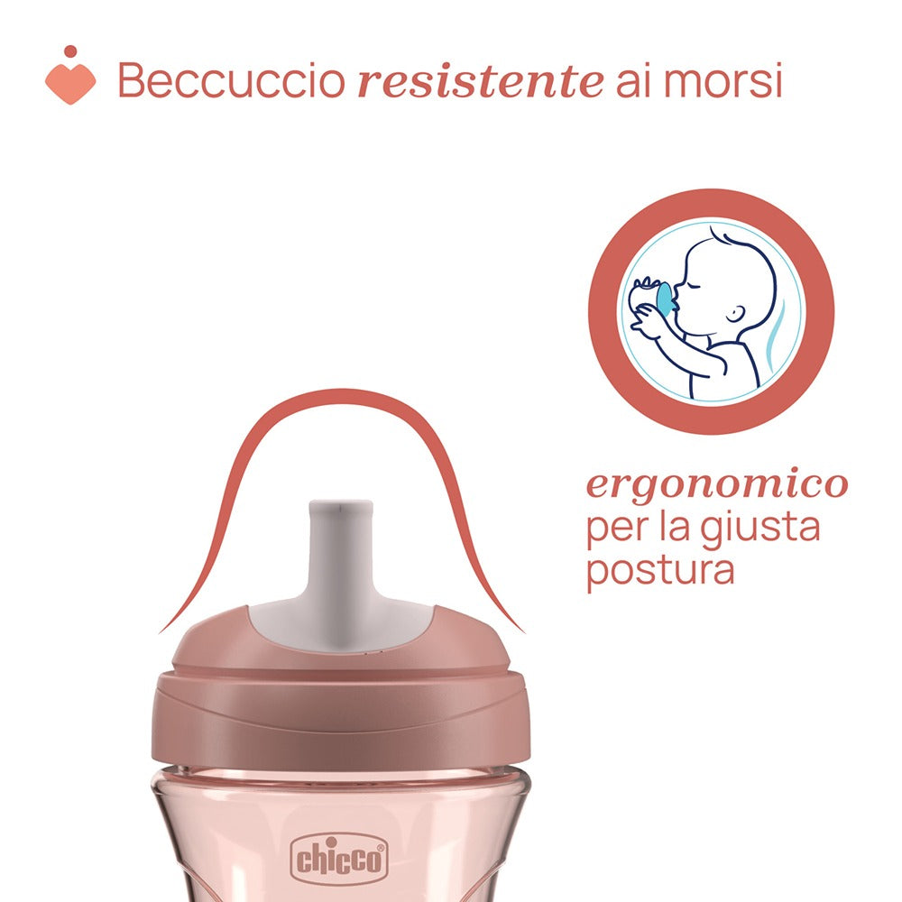 Chicco Tazza Advanced Antigoccia 266 ml Rosa 12+ Mesi