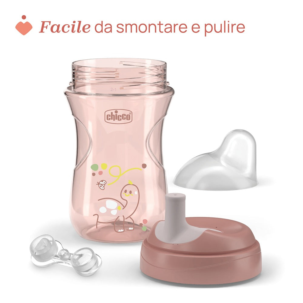Chicco Tazza Advanced Antigoccia 266 ml Rosa 12+ Mesi