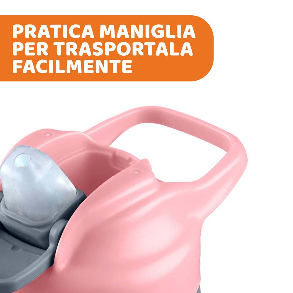Chicco Tazza Pop Up 350 ml Azzurra 2+ Anni