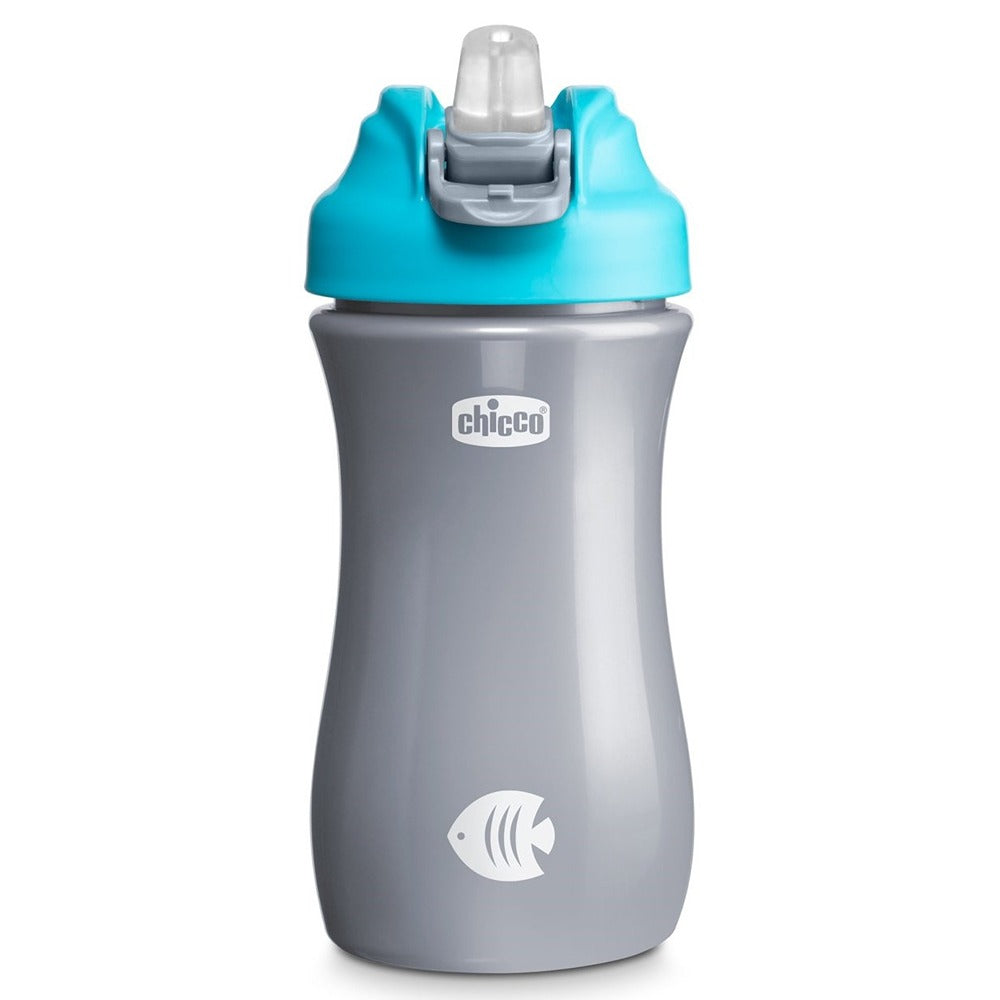 Chicco Tazza Pop Up 350 ml Azzurra 2+ Anni