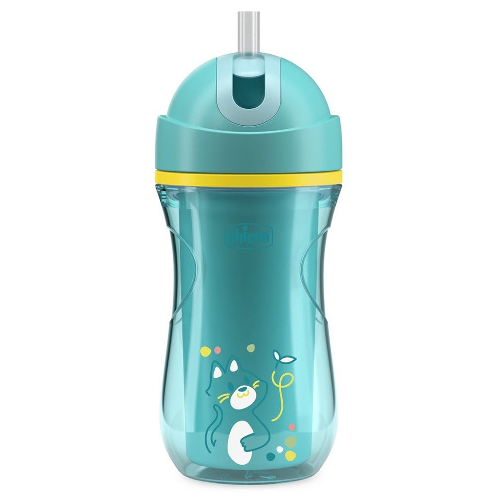 Chicco Tazza Sport Antigoccia Termica 266 ml Azzurra 14+ Mese