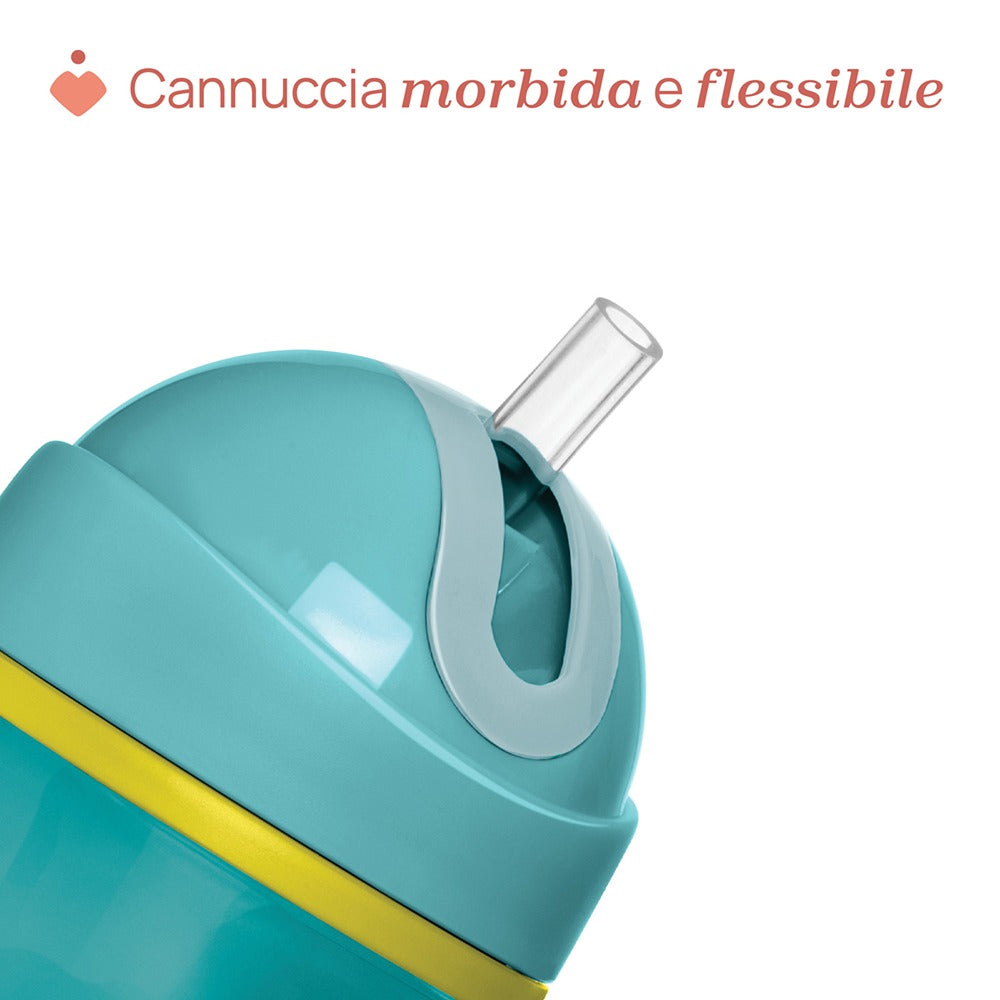 Chicco Tazza Sport Antigoccia Termica 266 ml Azzurra 14+ Mese