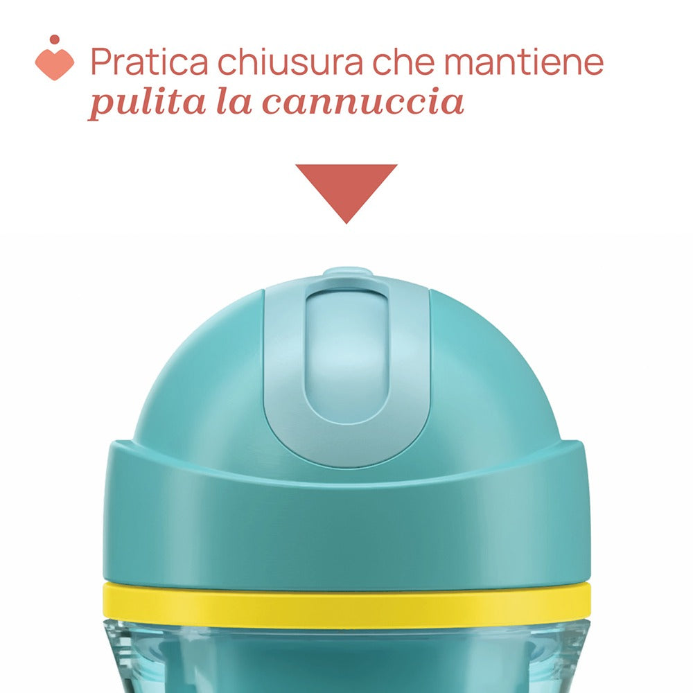 Chicco Tazza Sport Antigoccia Termica 266 ml Azzurra 14+ Mese