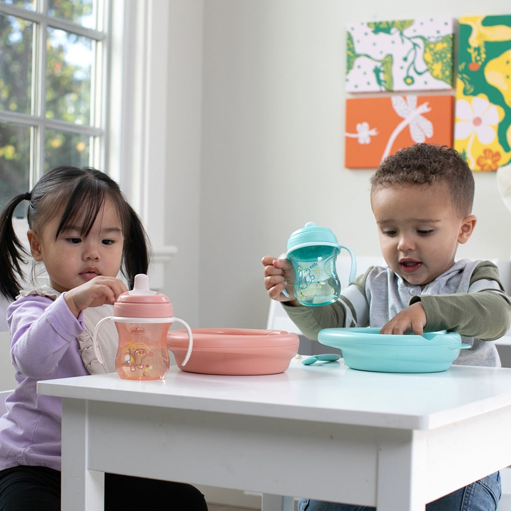 Chicco Tazza Training Antigoccia Con Manici Removibili Rosa 6+ Mesi