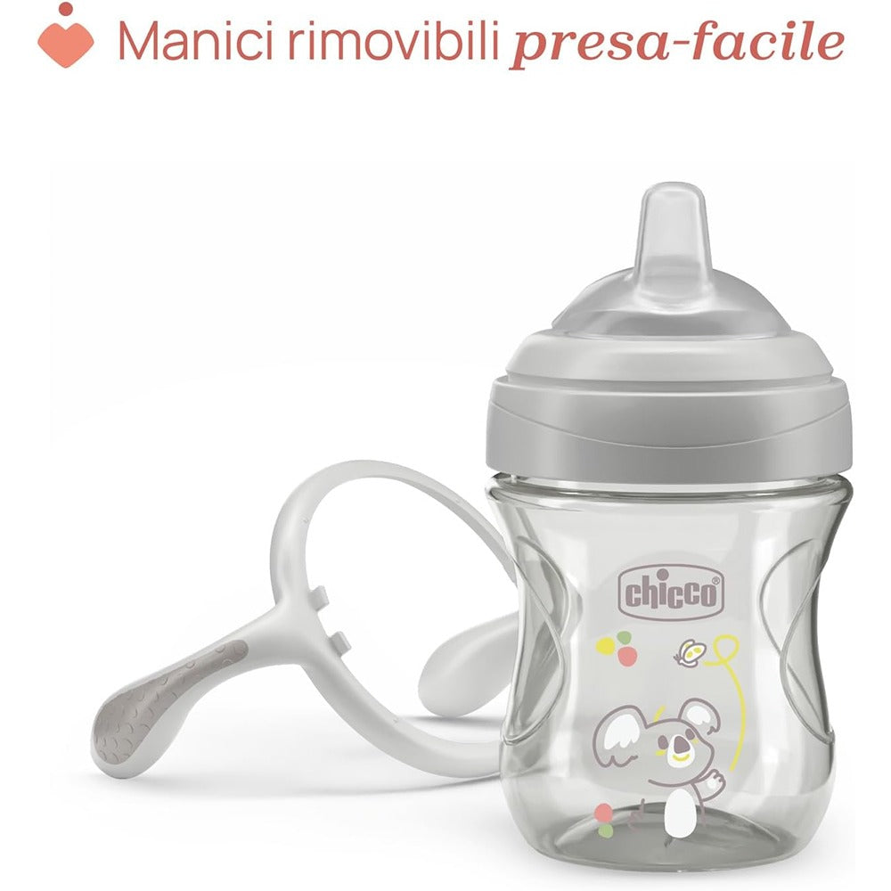 Chicco Tazza Di Transition Antigoccia 200 ml Grigia 4+ Mesi