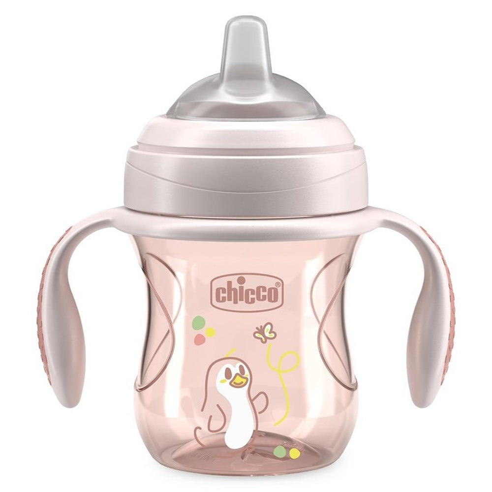 Chicco Tazza Di Transition Antigoccia 200 ml Rosa 4+ Mesi