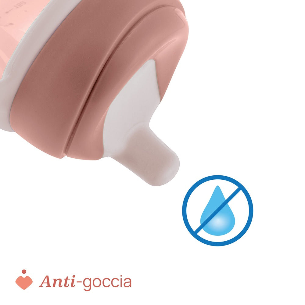 Chicco Tazza Di Transition Antigoccia 200 ml Rosa 4+ Mesi