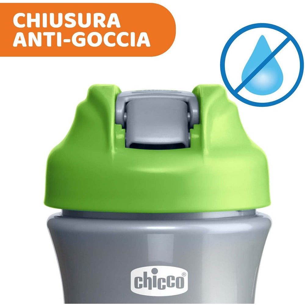Chicco Tazza Pop Up 350 ml Verde 2+ Anni