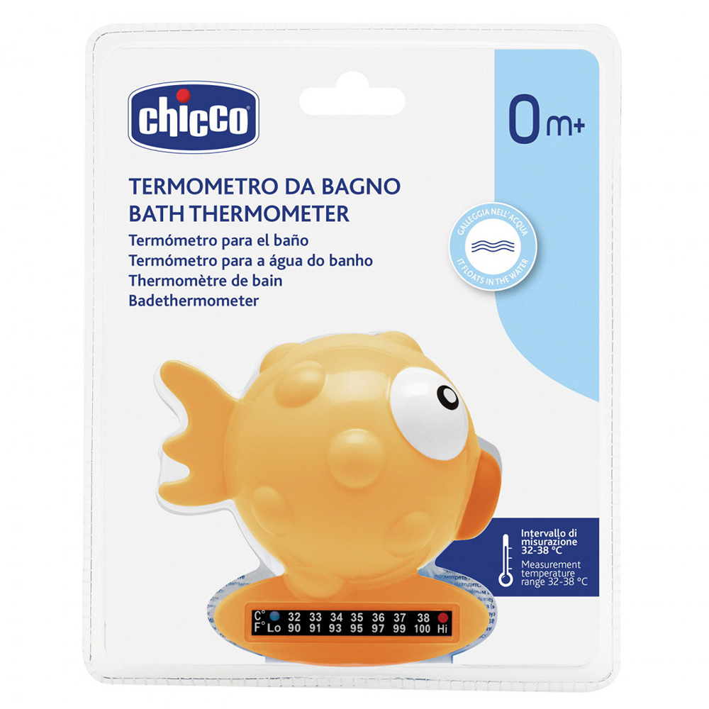 Chicco Termometro Da Bagno Pesce Palla Arancione