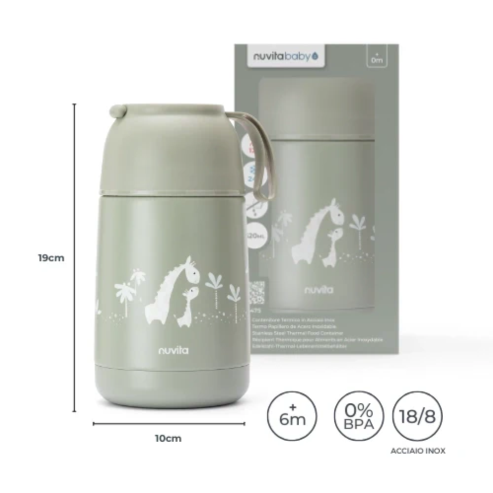 Nuvita Contenitore Termico Per Alimenti In Acciaio 620 ml
