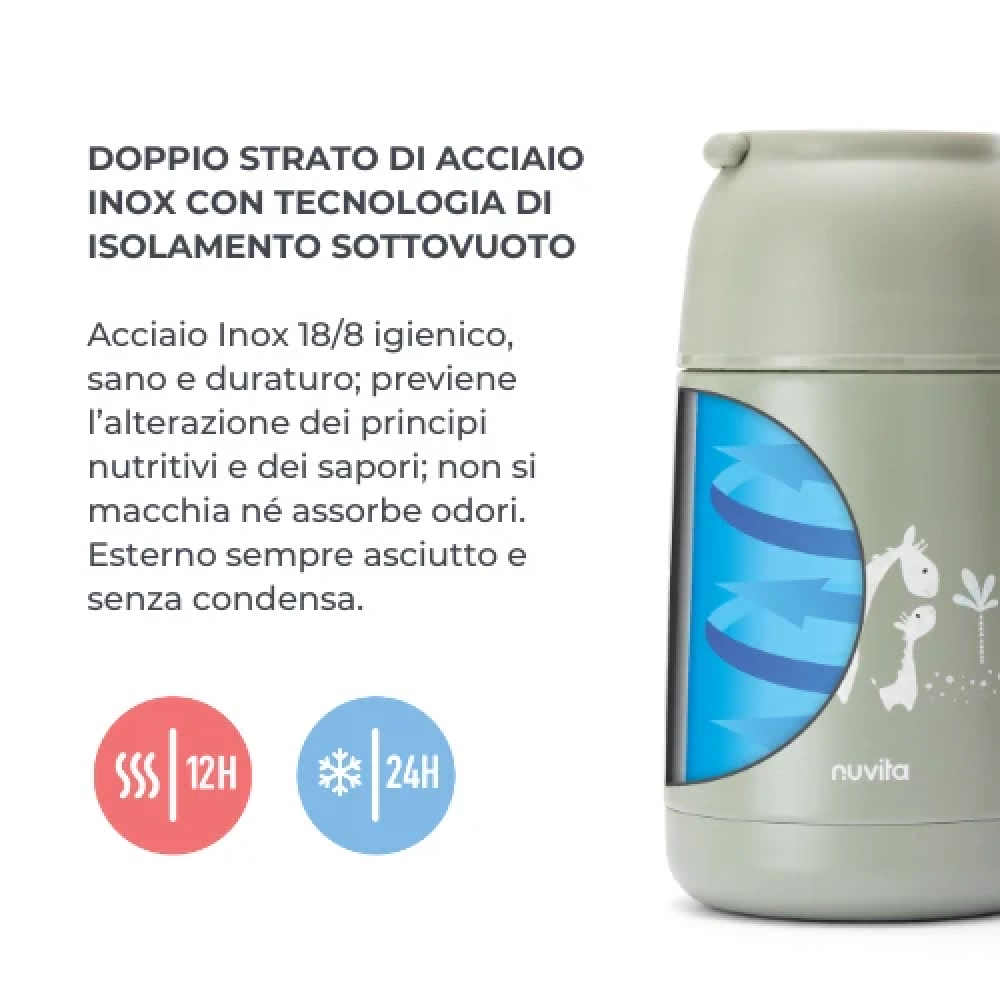 Nuvita Contenitore Termico Per Alimenti In Acciaio 620 ml