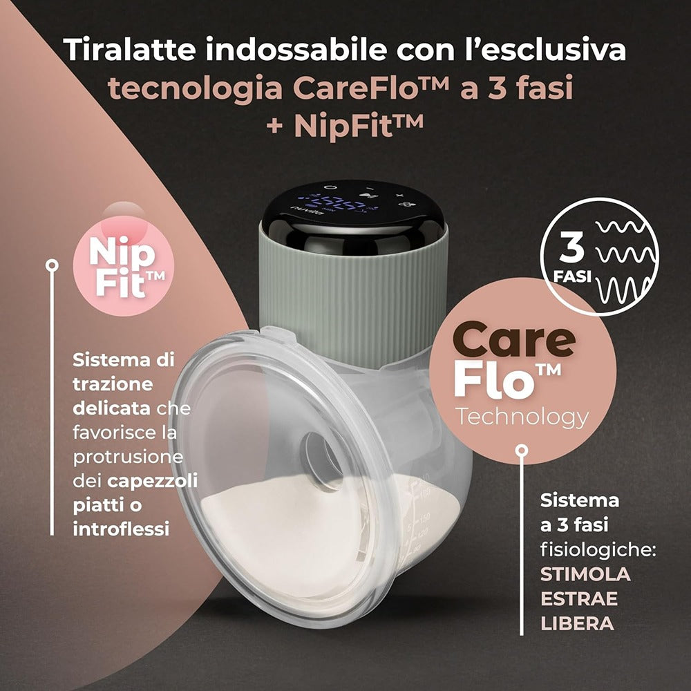 Nuvita Materno Comfort 1260W Tiralatte Elettrico Indossabile Singolo A 3 Fasi