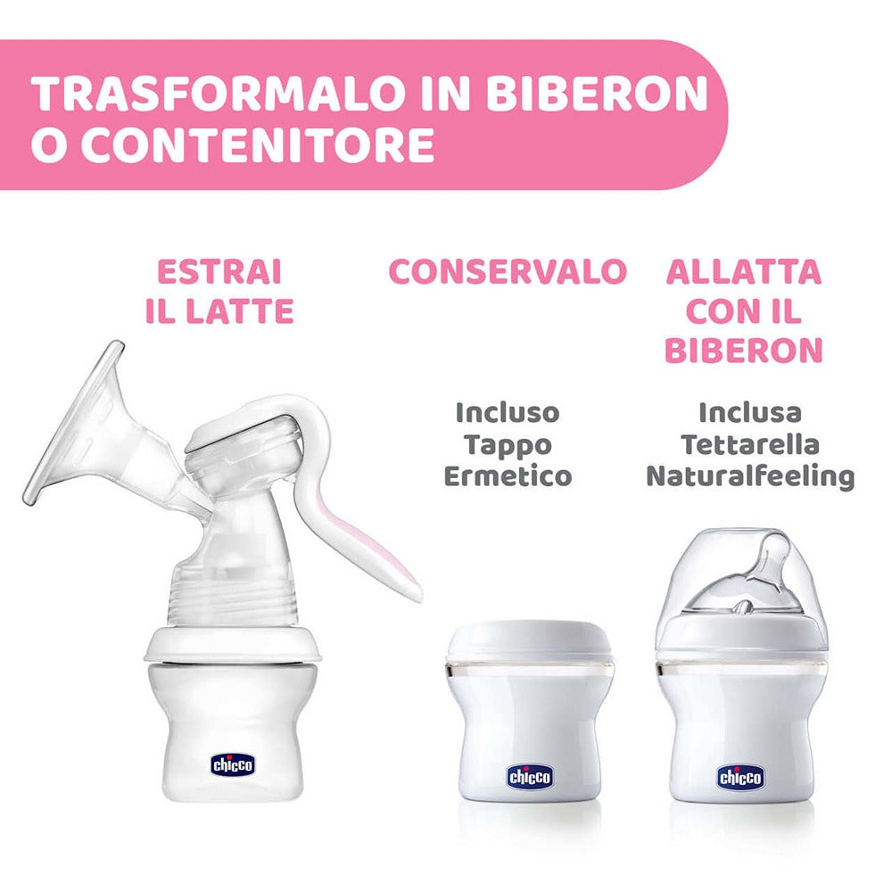 Chicco NaturalFeeling Tiralatte Manuale