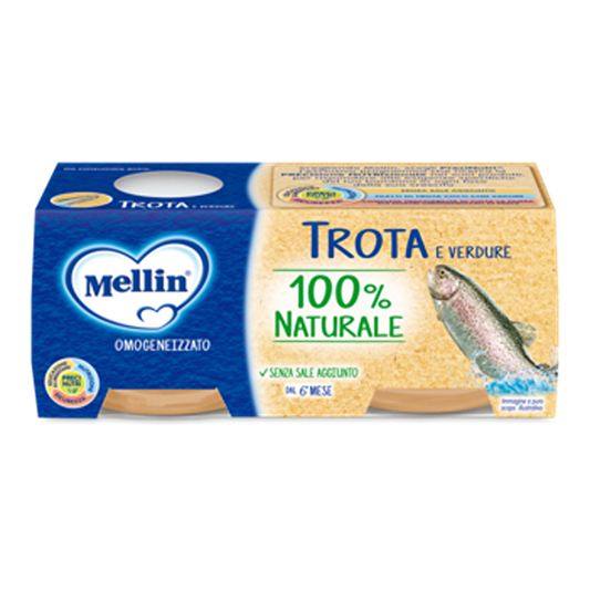 Mellin Omogeneizzato Trota 2x80 gr