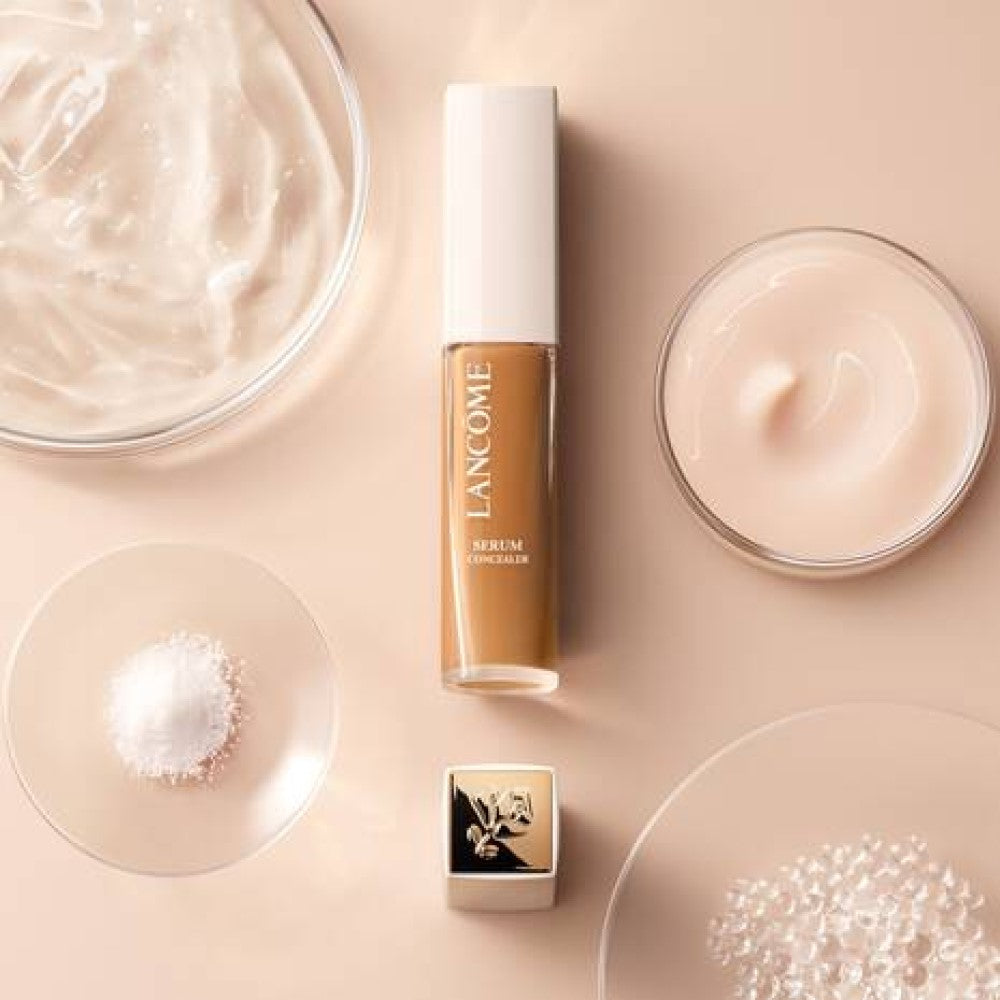 Lancôme Teint Idole Ultra Wear Care&glow Serum Concealer - Correttore con 81% di Siero Idratante Tenuta 24Ore & Effetto Luminosità Naturale